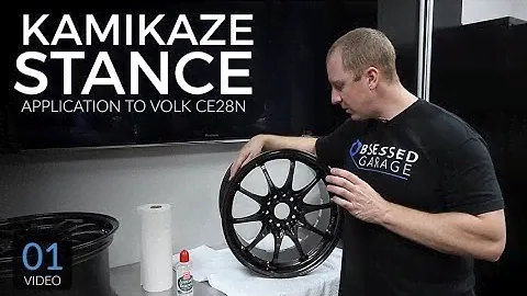 Coating Volk CE28N Wheels with Kamikaze Stance: Video 1