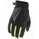 Перчатки FLY RACING TITLE чернные/Hi-Vis желтые