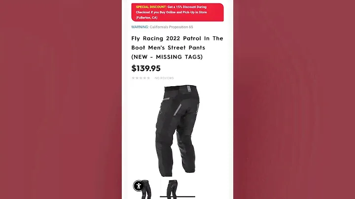 Motorhelmets Store Sale AGV Sport Midnight Kevlar & Fly Racing Patrol In The Boot Men's Street Pants