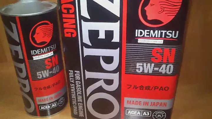 Моторное масло Idemitsu Zepro Racing SN 5W-40. Обзор.