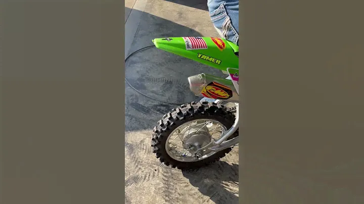 FMF exhaust on the klx