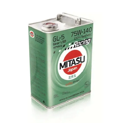 MITASU RACING GEAR OIL GL-5 75W-140 LSD Синтетическое трансмиссионное масло