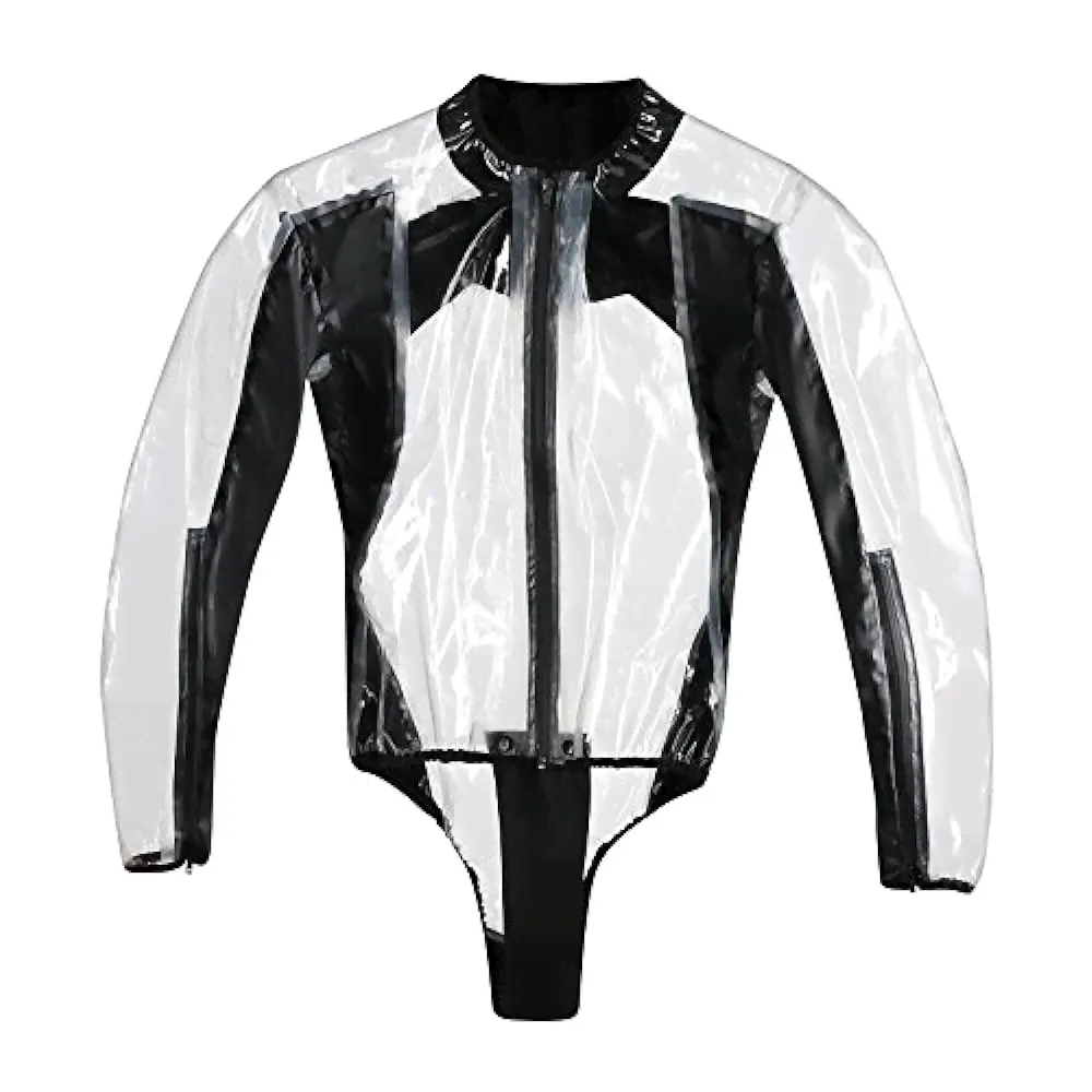 Одежда для мотоциклистов Dainese-RAIN BODY RACING D1, Transparent /Schwarz, Größe S