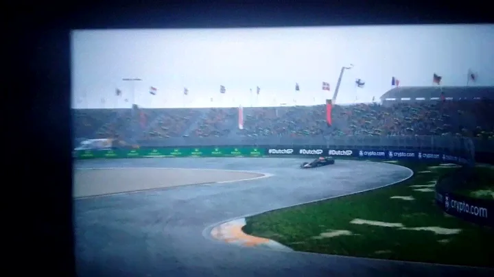 recreation of max verstappen spin 2024 zandvoort