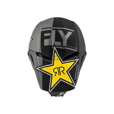 Шлем (кроссовый) FLY RACING KINETIC ROCKSTAR ECE серый/черный/желтый матовый М