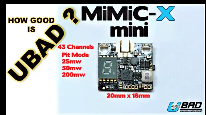 MICRO FPV DRONE PARTS-VTX UBAD MIMIC-X MINI