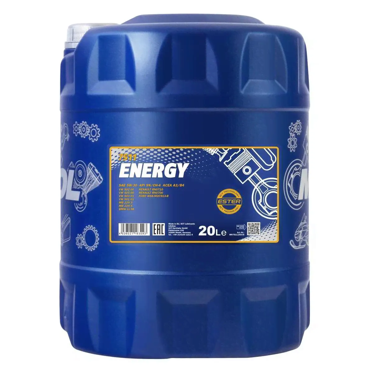 Моторное масло Mannol 7902 RACING ESTER 10W-60
