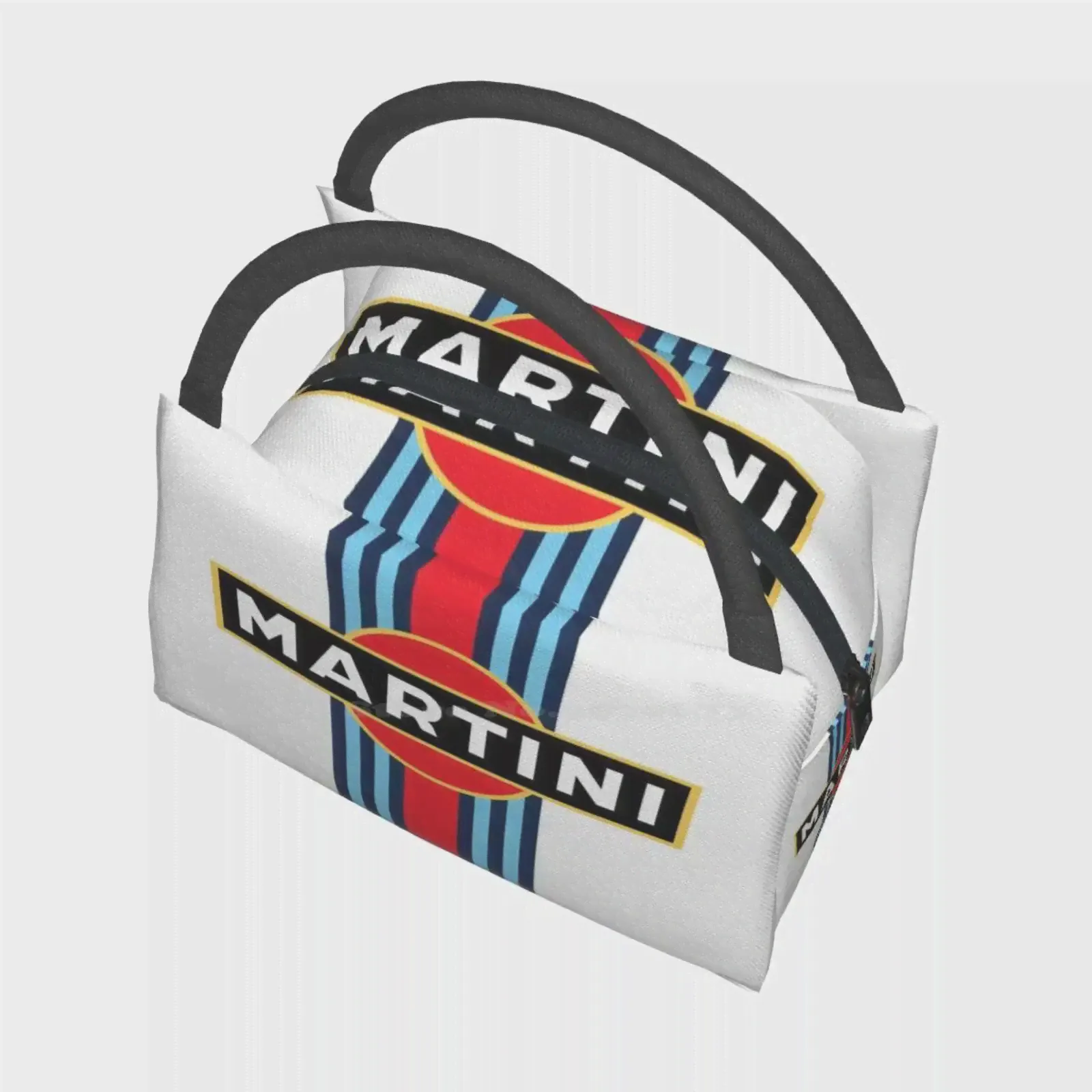 Портативная изоляционная сумка Martini Racing в полоску для пищевых продуктов, тоут I Racing, ирининг Уильямс, уильяй 1, ретро Gt3, спортивный Мотоспорт (art.: 3920beea6bcf7)-0