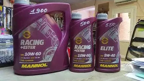 Моторное масло MANNOL Racing+Ester 10W60 ..........