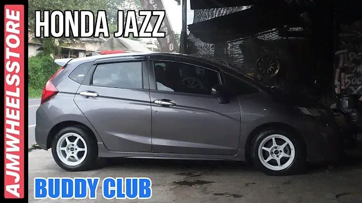 MODIFIKASI HONDA JAZZ VELG BUDDY CLUB P1 RACING  // AJMWHEELSSTORE