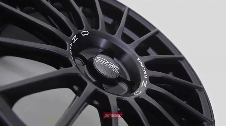 OZ Racing Superturismo LM | Matte Black Silver Lettering