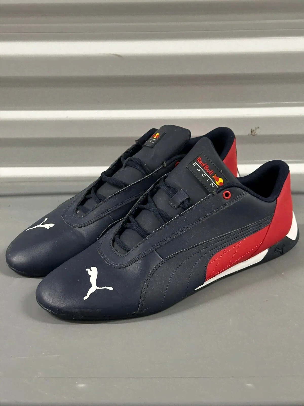 puma red bull racing R-cat Low Top Blue/Red/White 306670-01 Mens Size 12-0
