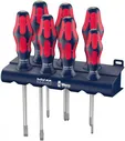 Набор из 7 отвёрток Kraftform Plus Lasertip с подставкой, Red Bull Racing, WERA, ( WE-227700 )