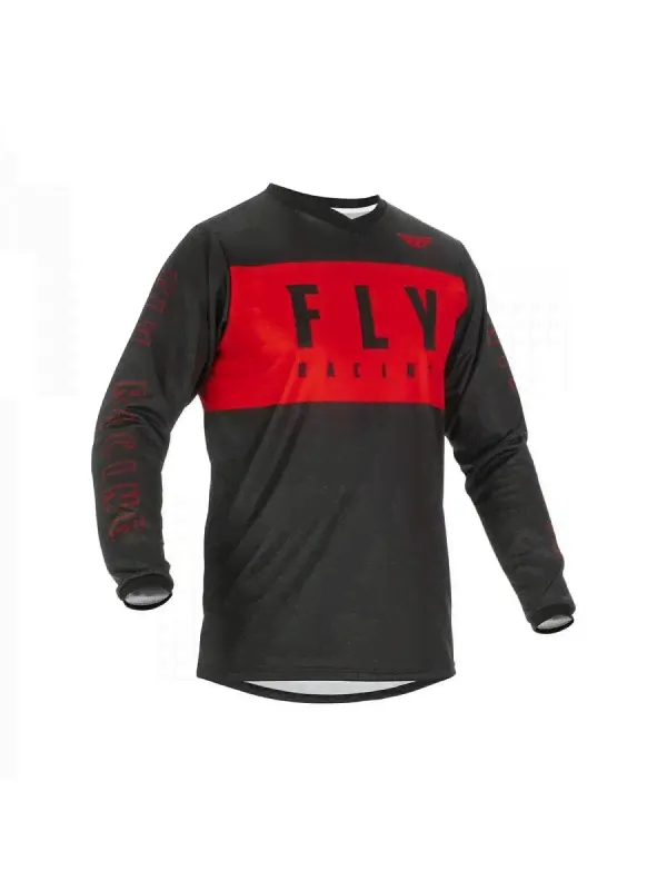 Джерси FLY RACING F-16 красный/черный (2022)-0