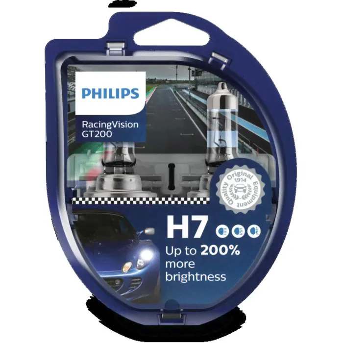 PHILIPS Racing Vision GT200 (H7, 12972RGTS2)-0
