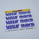 Наклейка VOLK RACING RAYS WHEEL TE37 REPAIR STICKERS 03