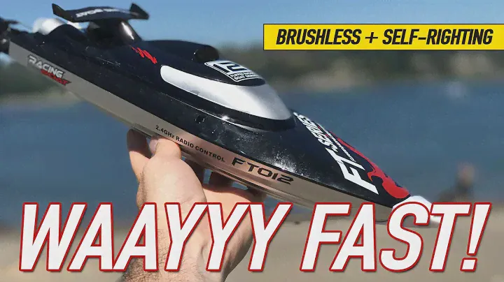 FASTEST Brushless Self Righting RC Boat - FeiLun FT012 RC High Speed Racing Boat Review & Water Test