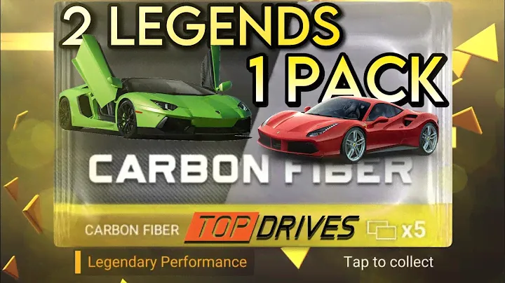 2 Legendaries in 1 Pack! 30 Minutes of Carbon Fibers! (Top Drives Pack Opening)