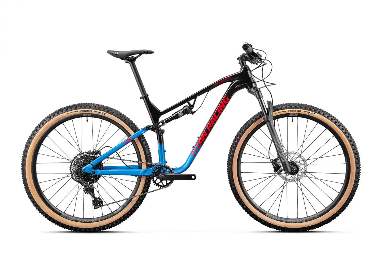Велосипед горный Titan Racing Cypher RS Sport / Черно-синий