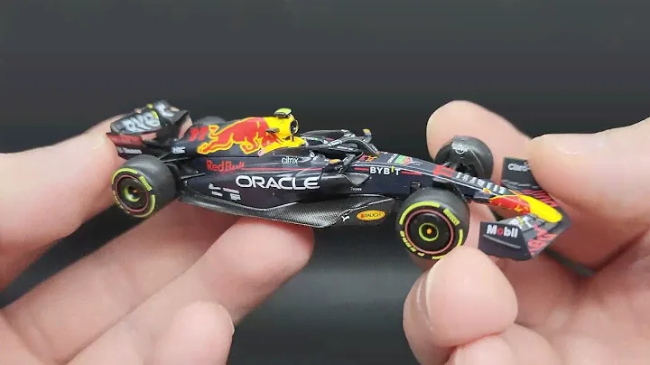 1/64 Mini GT Oracle Red Bull Racing RB18 #11 Sergio Pérez 2022 Monaco Grix Winner Unboxing