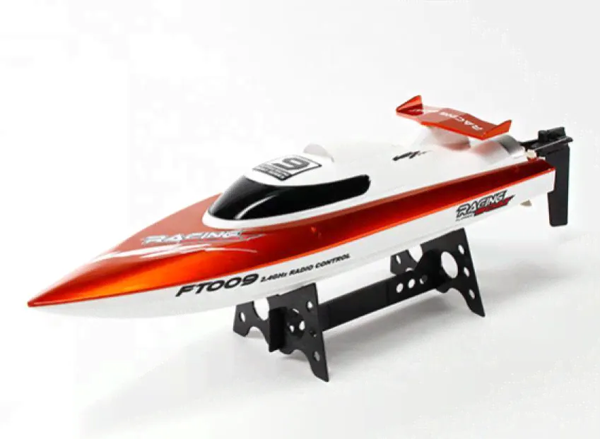 FT009 High Speed V-Hull Racing Boat 460mm - Orange (RTR)-2