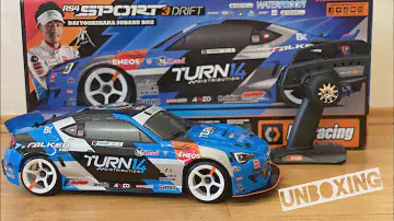 Unboxing HPI RS4 Sport 3 Dai Yoshihara 1000-сильный Subaru BRZ | rc drift