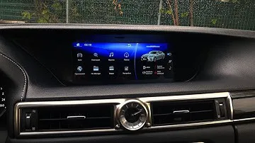 Lexus GS 2012-2015 замена монитора 8 на монитор 12.3 дюйма