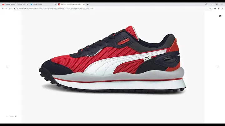 ​﻿​Red Bull Racing Style Rider Men's Sneakers   PUMA