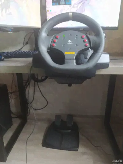 Руль Logitech momo racing Мод 900 градусов-0