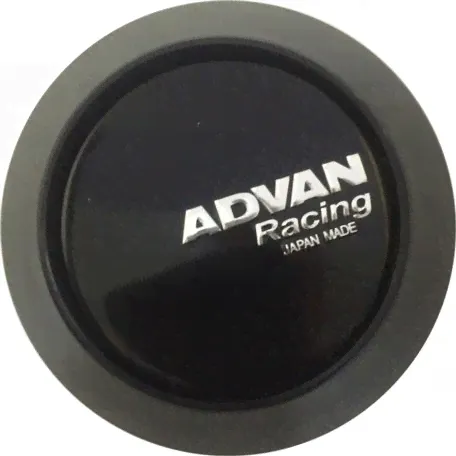 Колпачок на литые диски ADVAN Racing 68/63/10 конус черный-0