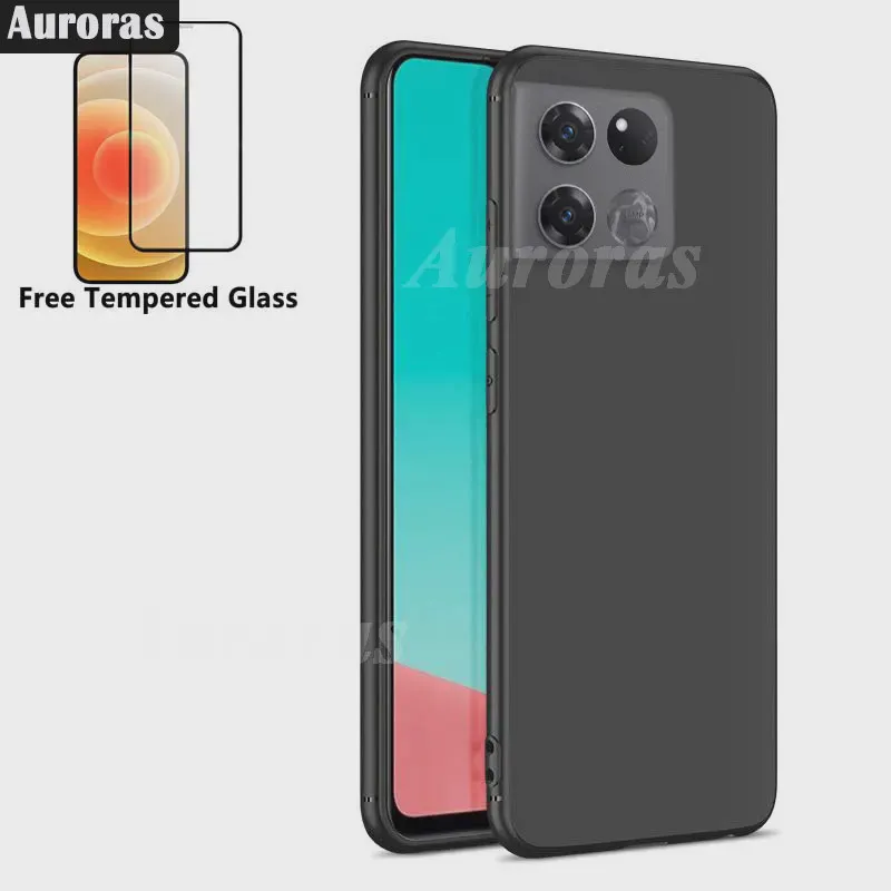 Защита чехла Auroras для Oneplus ACE Racing Edition, мягкая силиконовая матовая крышка, пленка из закаленного стекла, чехол Oneplus Ace Racing