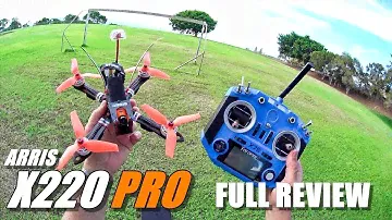 Гоночный дрон ARRIS X220 PRO FPV — полный обзор — распаковка, полет/аварийный тест, плюсы и минусы