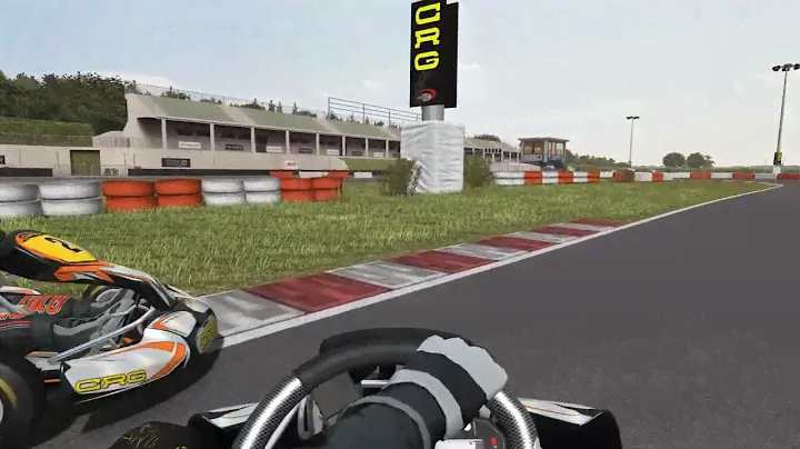 Играю в Kart racing pro на руле