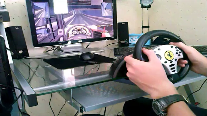 -TEST- Volant Thrustmaster Ferrari Challenge Wheel !