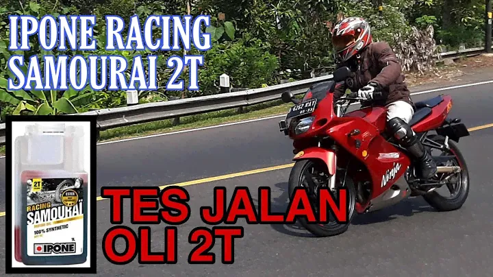 Test Jalan IPONE Racing Samourai 2T Oli  Samping di Ninja 150 RR