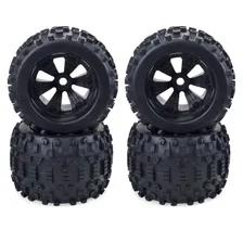 ZD Racing 4pcs 1/8 Truck RC Car Wheel Tires With Hub Parts 170*100mm