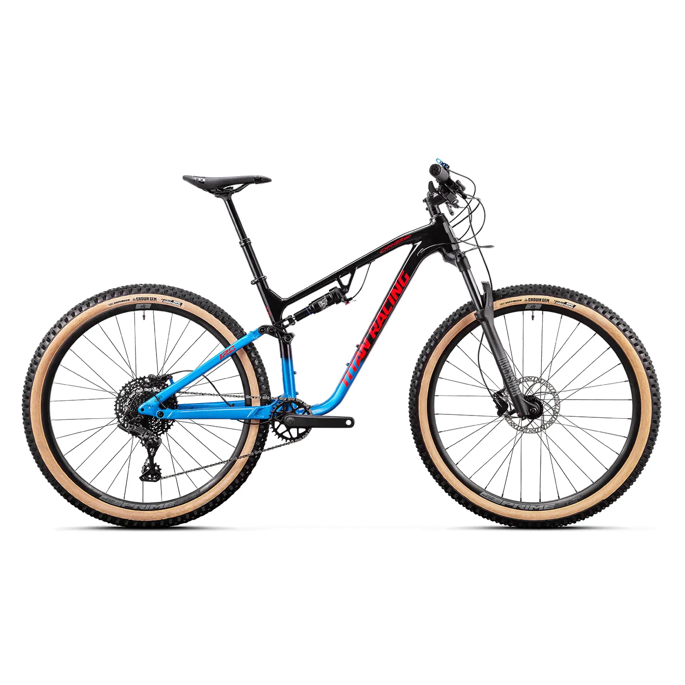 Велосипед Titan Racing Cypher 120 Sport (2023) M(17") Black/Blue/Red