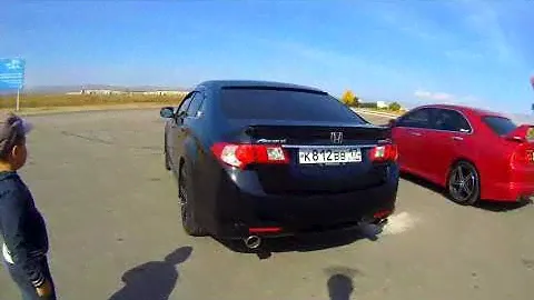 Аккорд 8. Звук выхлопа MG-RACE.