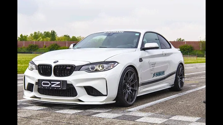 Гонки, адреналин и девушки BMW M2 на дисках OZ дизайн HyperGT цвет StarGraphite - allrad.ru