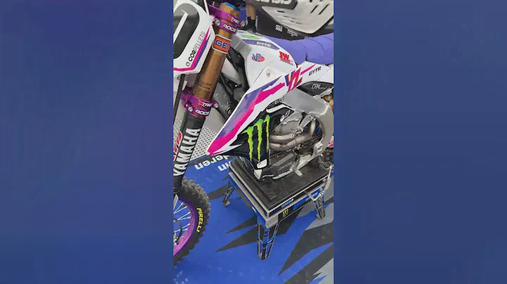 Special edition livery for 50 years of the Yamaha YZ 👀