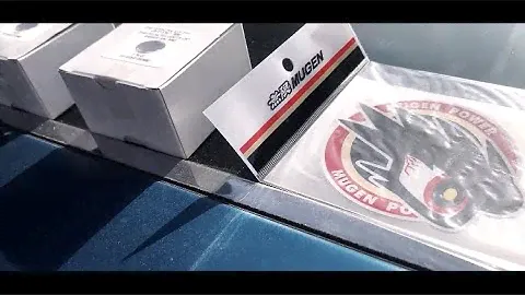Type R fk8 Unboxing Volk Racing Caps & Mugen Sticker
