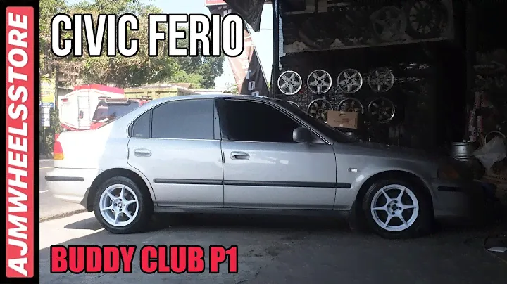 MODIFIKASI CIVIC FERIO VELG BUDDY CLUB P1 RACING // AJMWHEELSSTORE