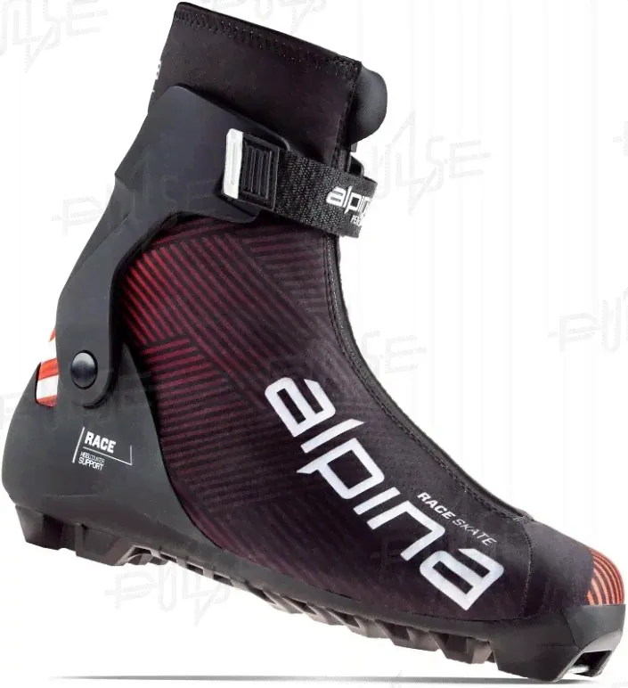 Ботинки лыжные Alpina Racing Skate Red/Black/White (EUR:40) NNN-0