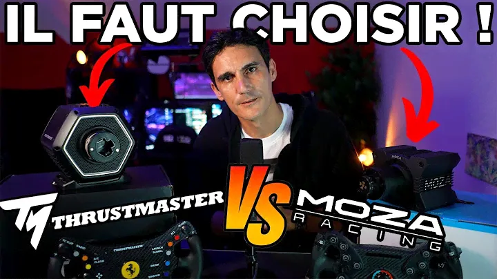 T818 DD ou Moza R9 V2 🏁Le duel🔥Nouveau logiciel Thrusmtaster pour révolutionner son Direct Drive ?