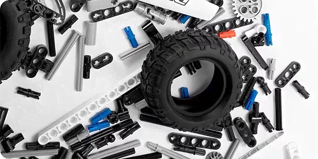 Конструктор MITU Building Block Desert Racing (White/Белый)