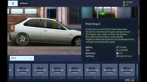 Drag Racing: Streets: how to get slick tires
