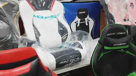 AKRacing ARCTICA - белое игровое кресло