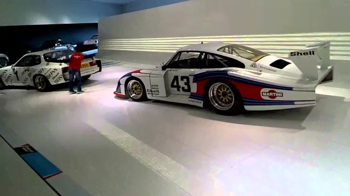 Martini Racing Porsche 935 and 936 at the Porsche Museum, Stuttgart, Germany