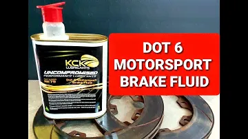 KCK Motorsport DOT 6 Brake fluid, the ultimate racing brake fluid. Racing Brake Fluid Explained