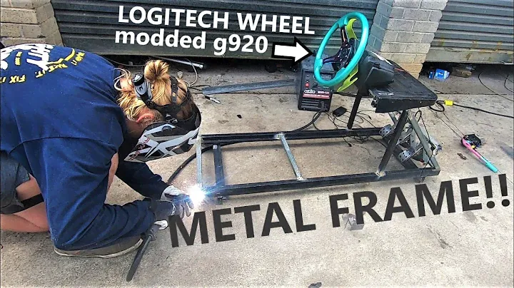DIY Metal sim racing stand - Logitech G920